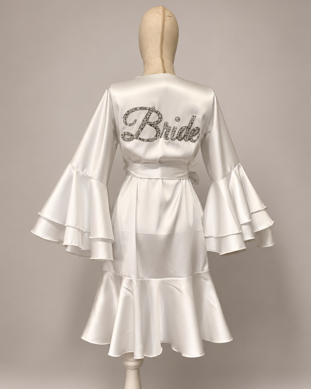 RUFFLE ROBE
