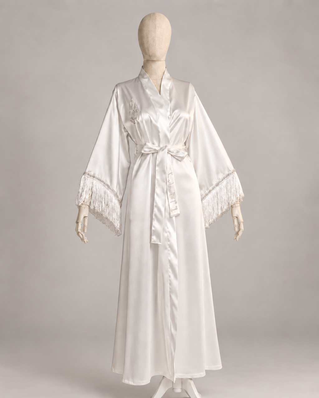 LONG FRINGED ROBE