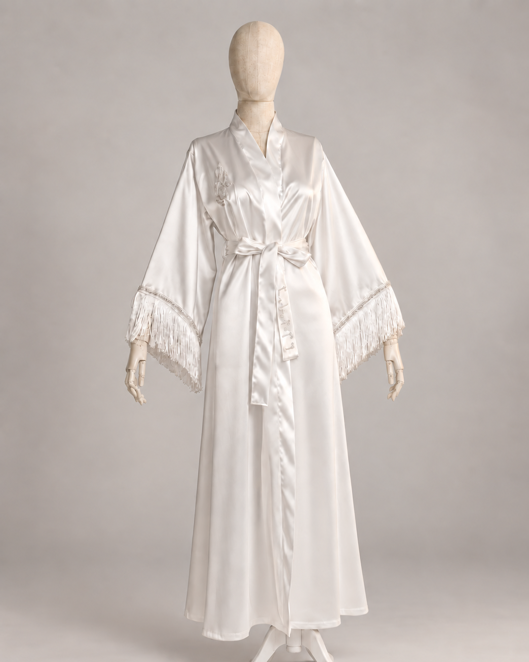 LONG FRINGED ROBE
